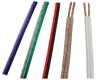 China Manufacture of transparent wire cable 2x6 CCA black/red colored speaker wire flat ribbon speaker cable wire