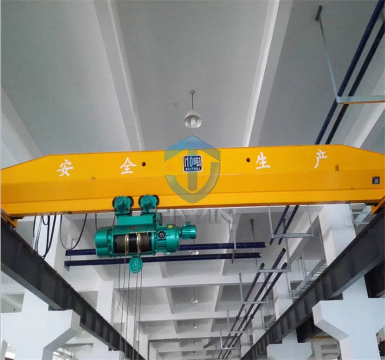 remote control easy operation electric hoist bridge crane 10t