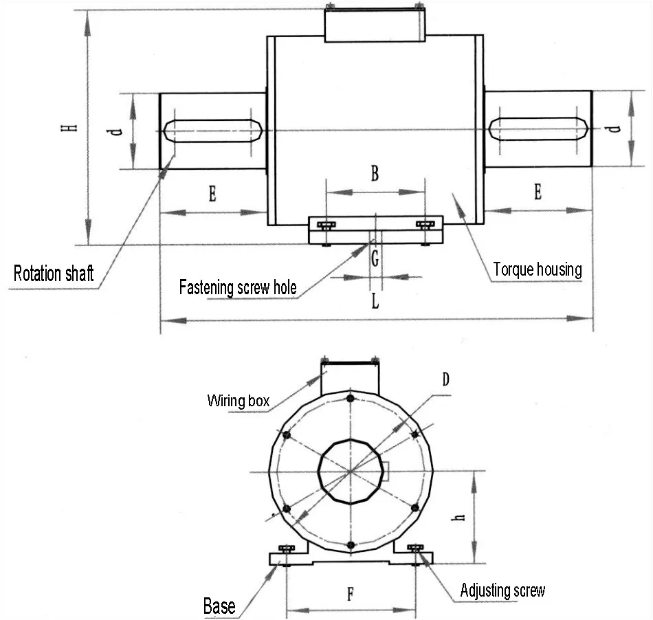 Rotational Torque Sensor Rotary Torque Cells For 5nm 10nm 100nm 200nm