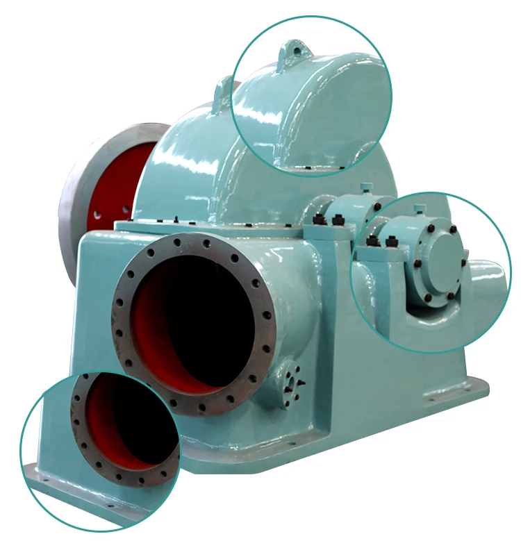 Micro hydro turbine / Mini water turbine 200kw 3 phase synchronous