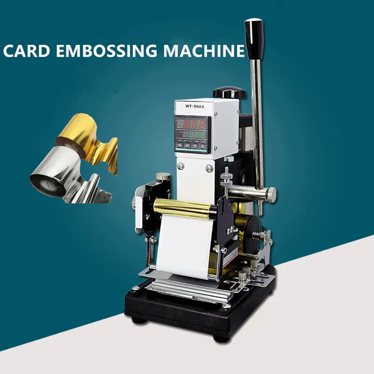 Manual Metal Letter Number Plate Stamping Machine Card Embossing