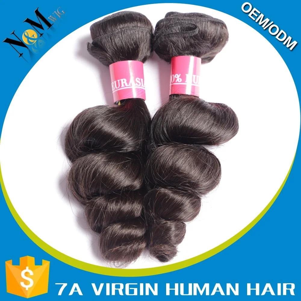 Wholesale Alibaba Cow Tail Hair Malaysian Hair Weave Loose Curly