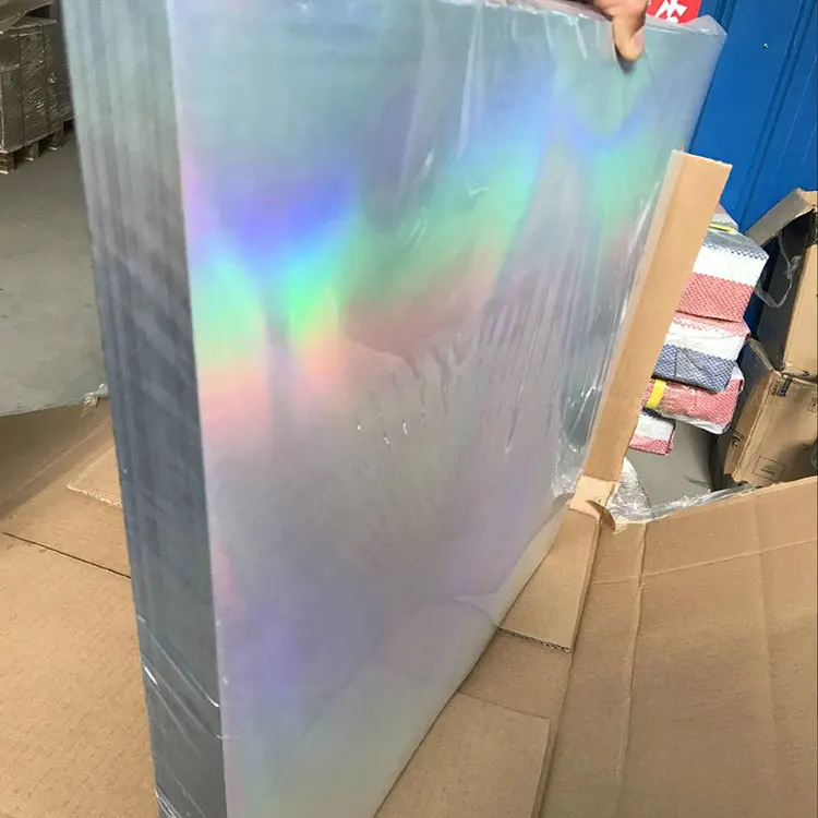 Plastic Card Material Holographic Pvc Sheet For Uv Offset Screen