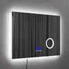 Hot selling TYSTART led illuminated bluetooth bathroom mirror with temperature and loud speaker