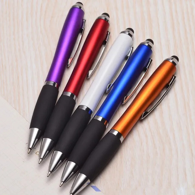 2 in 1 Tablet Stylus Pen Touch Screen Ballpen for iPhone iPad Samsung