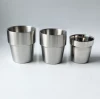 NEW 8oz Korean Style Stainless Steel Double Wall Tea Cup Wine Cup