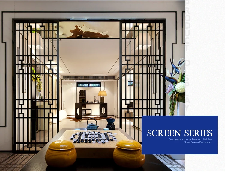 Home Decor Designer Divider Screens Decorative Laser Cut Metal Screen Room Divider Living Room Metal Divider Partition Wall