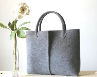 Wool Felt Bag/ Handmade Felt Bag/ Wool Felt Fabric Bags - Buy Wool Felt ...