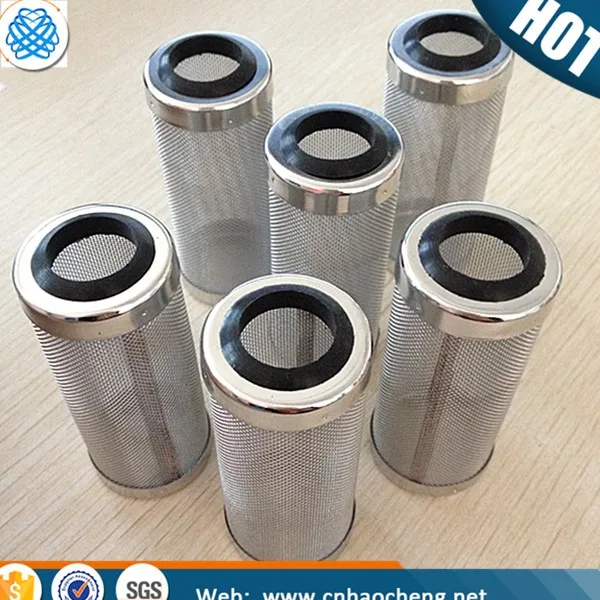 304 Stainless Steel Fish Tank Wire Mesh Filter Tube/aquarium Cylinder