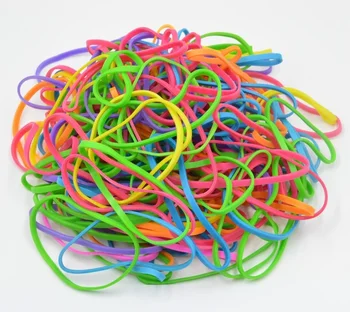 coloured rubber bands