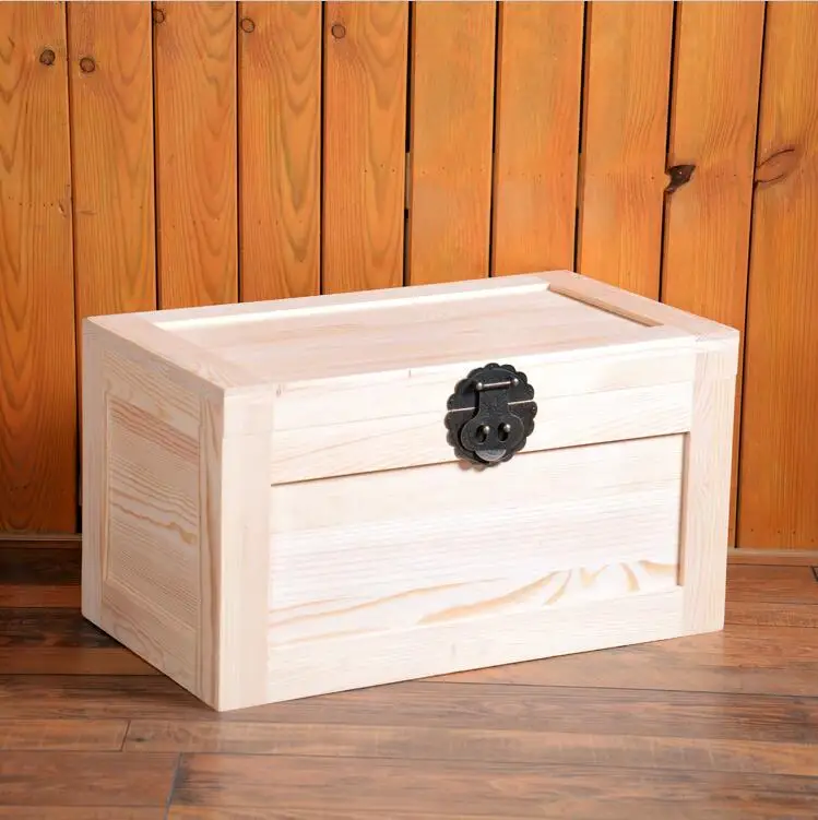 Painted Wooden Storage Sewing Tool Box