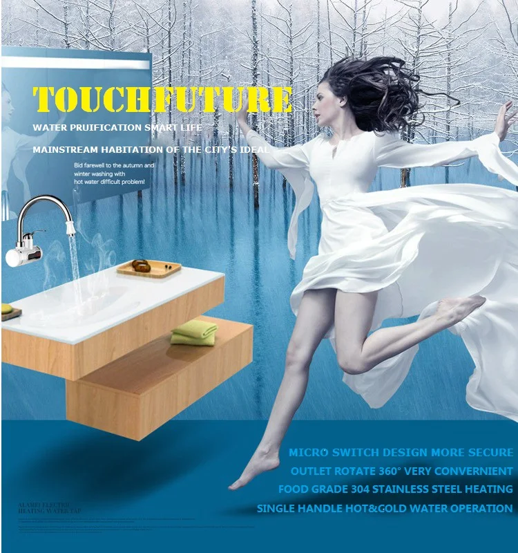 electric shower instant water heater tap