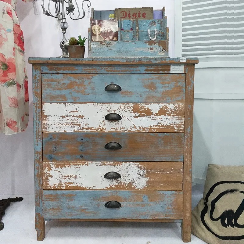 Wholes Vintage Used Recycled Wooden Chest Of Drawers Shabby Chic Wholes Vintage Used Recycled Wooden Chest Of Drawers Shabby Chic Living Room Furniture