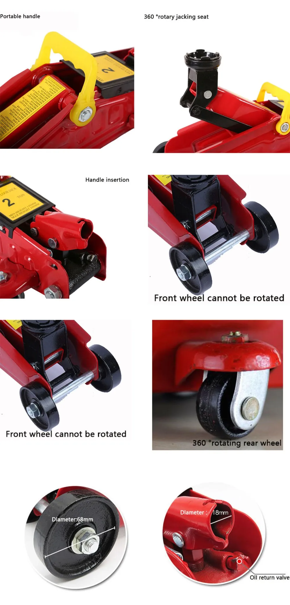 Car Accessories Lifting Tools Hyidrollic Trolly Jack Buy Compact