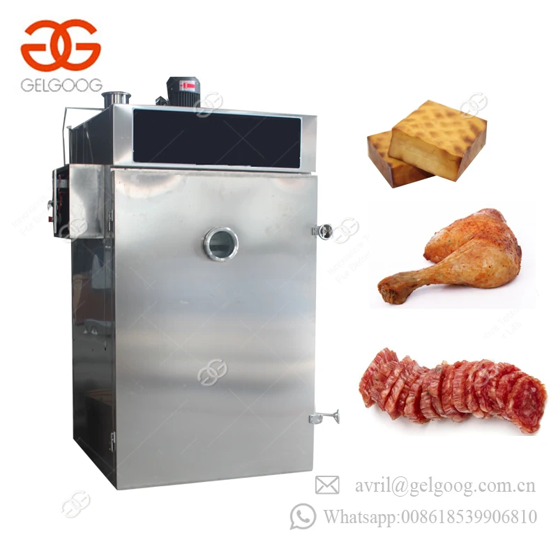 Mechanical Small Tofu Chicken Fish Smoker Meat Smoking Machine Salmon ...