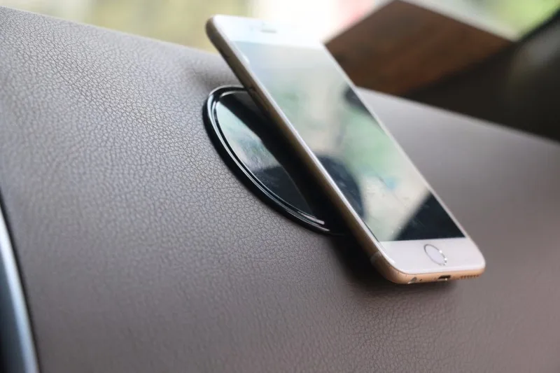 Nano Adhesive Grip Mat 4.72 In Diameter Reusable Washable Multipurpose