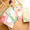 A002 Korean creative love flowers shaped custom wholesale sticky notes