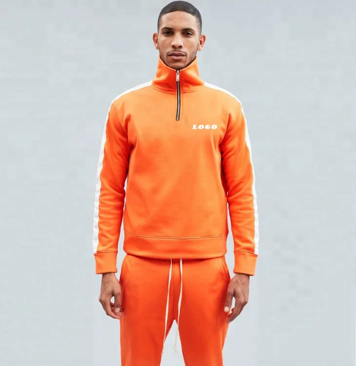 velvet orange tracksuit