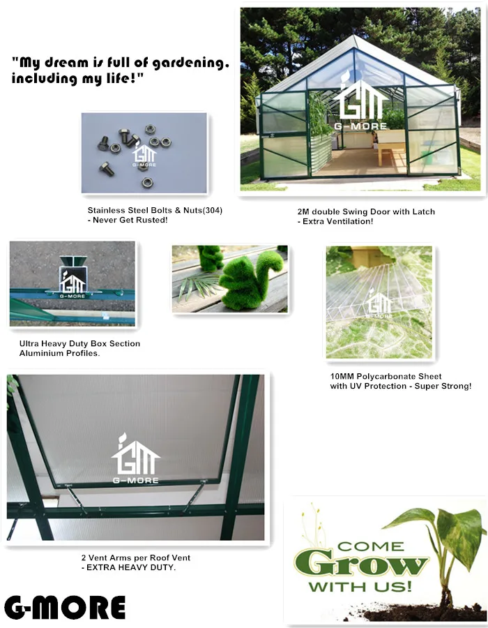 G-MORE Titan 4M Greenhouse Strength