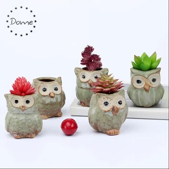 Home Decoration Creative Ceramic Owl Flower Pot View Ceramic Owl