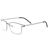 2019 South Korea no screw titanium alloy glasses frame men's manual ultra light ladies thin-rimmed glasses frame