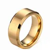New Classic jewelry wholesale gold plated latest designs stainless steel finger o-ring for anniversary gift