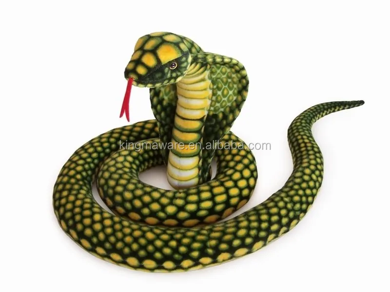 stuffed king cobra