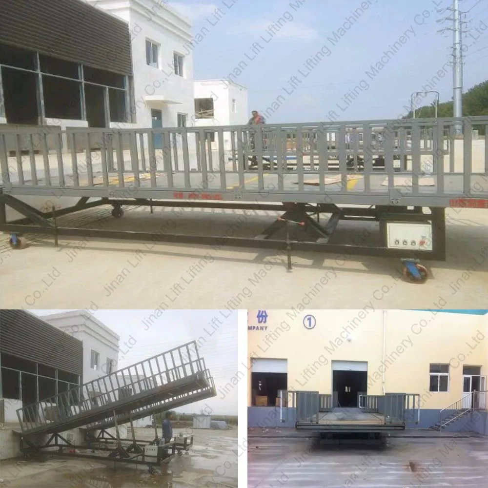 Adjustable Hydraulic Animal Pig Loading Ramp Pig Farming Equipment ...