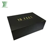 Hot sale magnetic matte black foldable cardboard paper gift boxes package