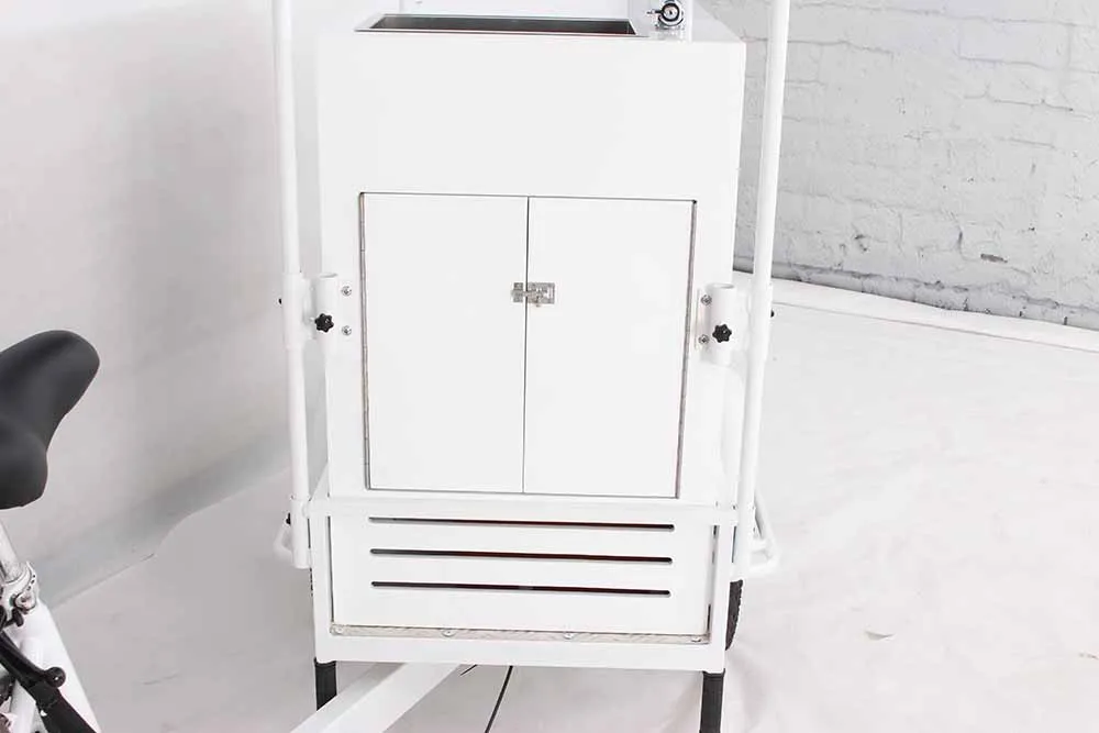 Chinese Mobile motorized cargo bicycle cart electric ice cream bike with battery freezer for sale