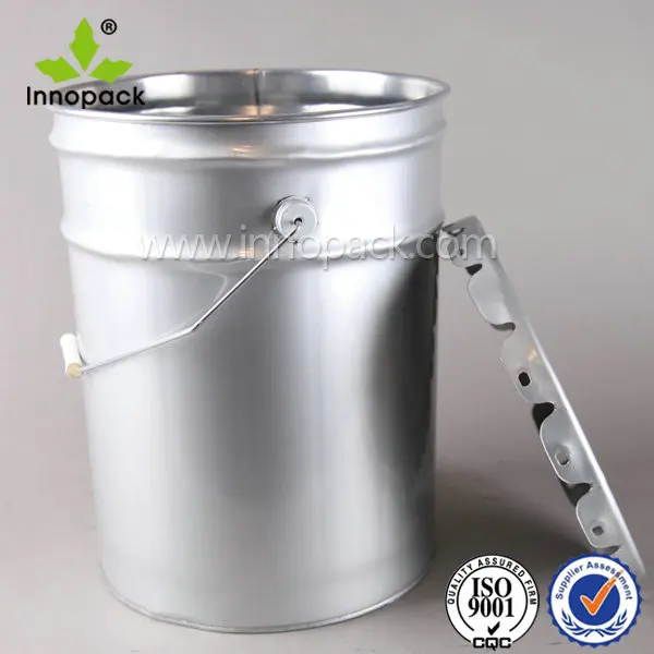 Custom Printed 20l 5 Gallon Stainless Steel Pail With Lid 