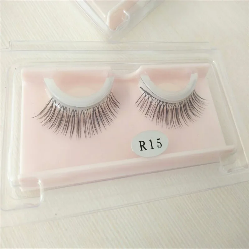New Clear Invisible Band Packaging Mink False Lashes Self-adhesive ...