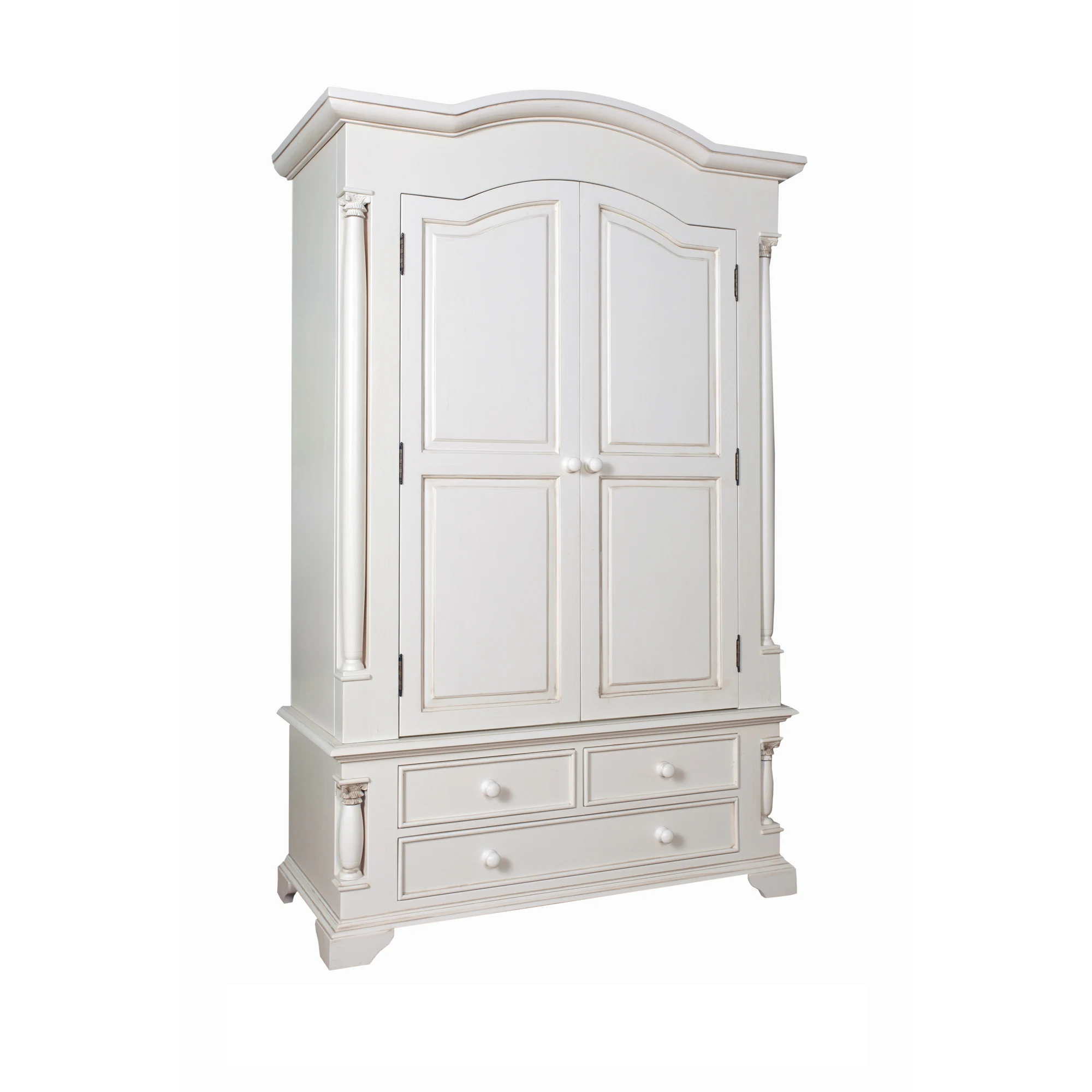 Multifunctional Bedroom Furniture 2 Door 2 Drawer Wardrobe Kd