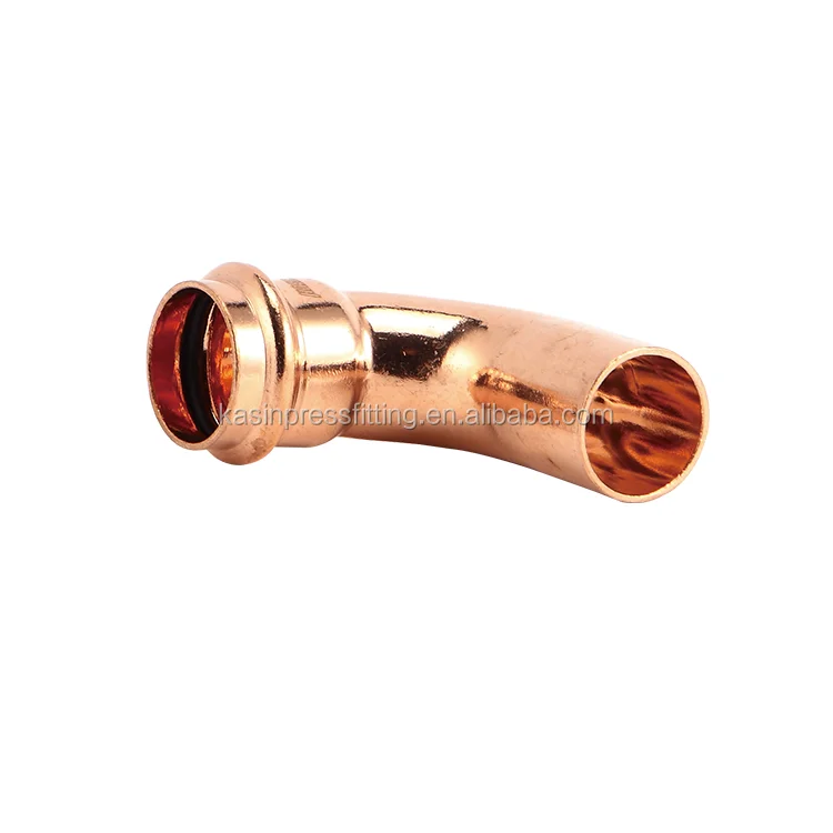 Copper V Press Fittings Bend With Plain End