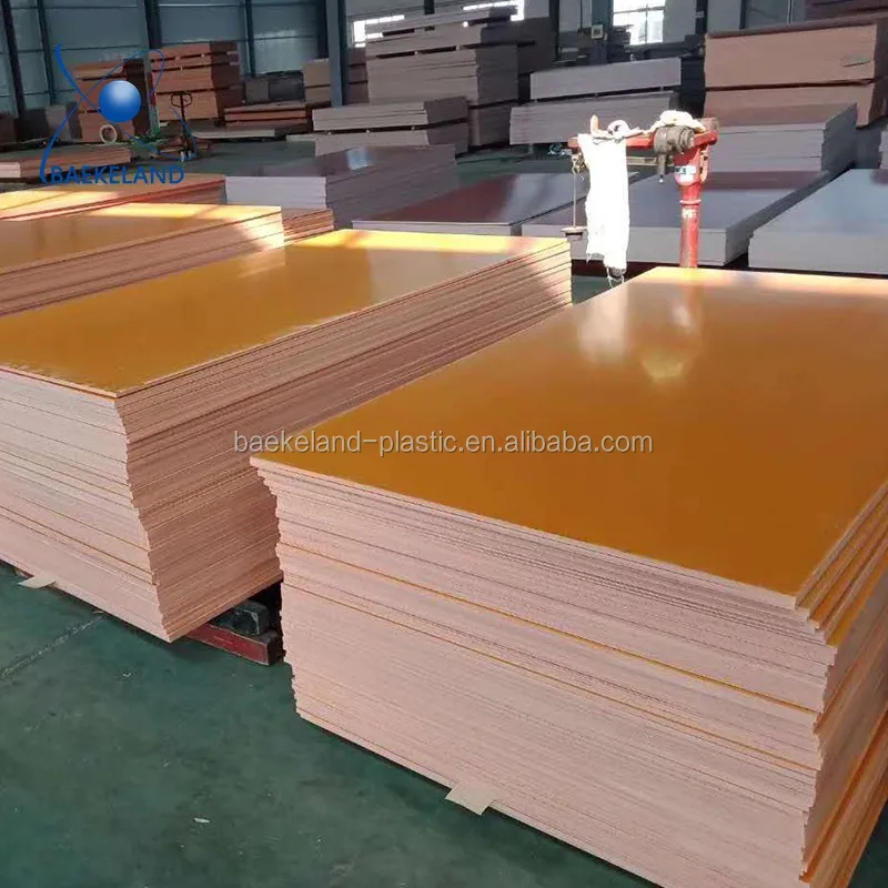 Bakelit-Phenolharzplatte – Antistatisch, Isolierend, Hitzebeständig, 15x200x200 Mm, Für PCB, Schaltschränke Und Isolieranwendungen
