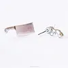 Cleaver Gun Stud Earrings Mismatched Earrings Handgun Knife Studs Silver tone Knife Earrings