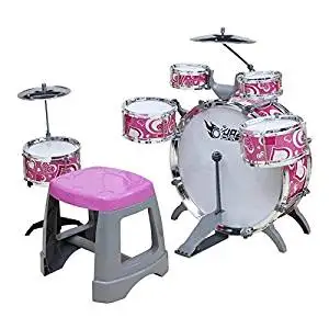 pink toddler drum set