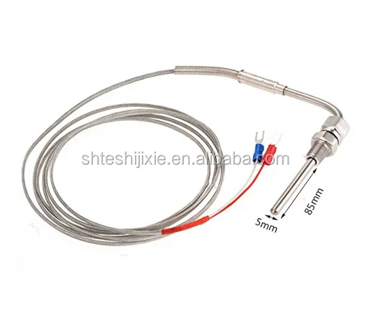 Thermocouple EGT Type K Pour Sonde De Température Des Gaz D'échappement Avec Pointe Exposée Et