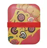 Hot Selling Creative Bamboo Fiber Dinner Bowl Divided Dining Lunch Box Breakfast Lunch Box Kitchen Tableware