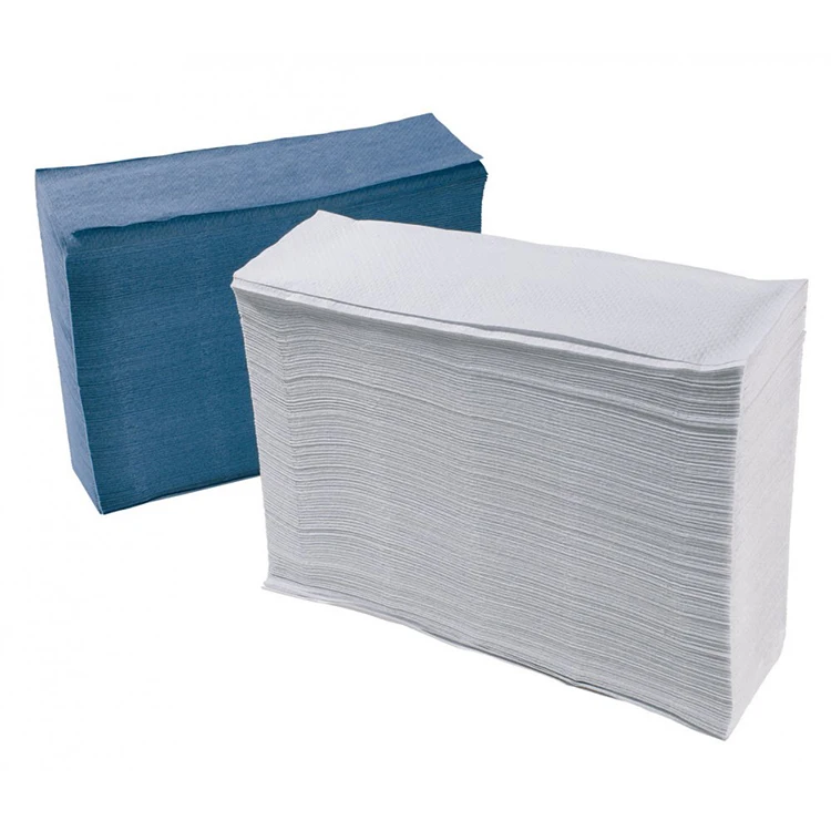 1ply Recycled White Or Kraft 9"*9" Or 23*23cm Multifold Paper Hand