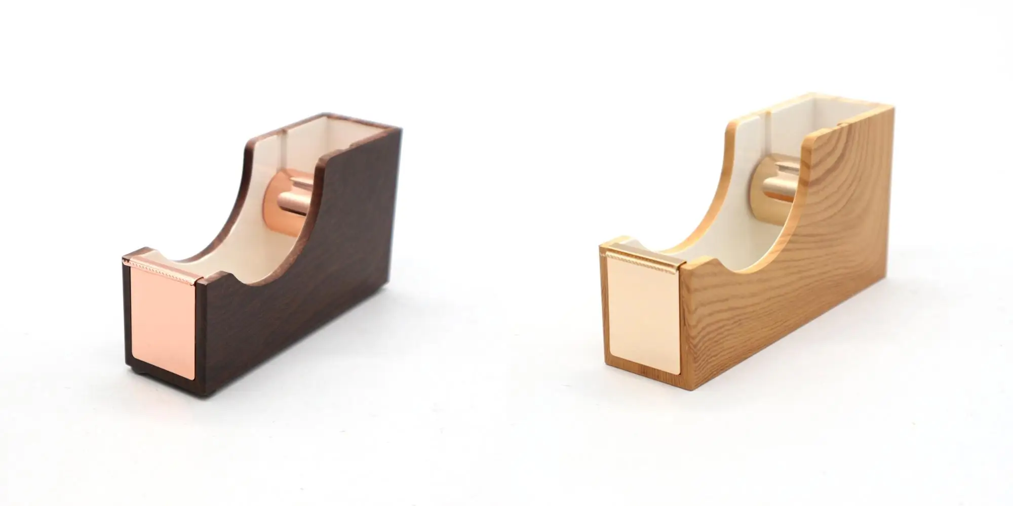 Wholesale Plastic Office Stationery Transparent Acrylic Gold Metal Tape