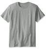 grey color basic t-shirt wholesale customized logo printing clothes manufacturer