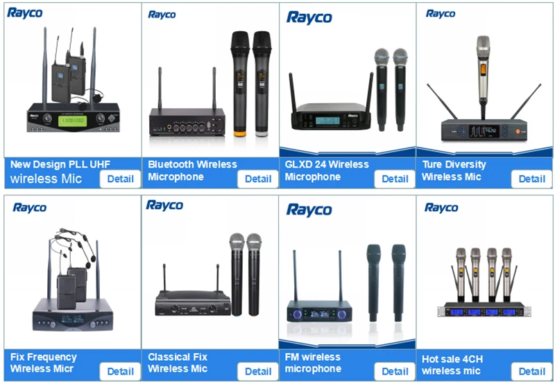 High Quality Ur24d Pll Wireless System Handheld Mic Wireless Microphone