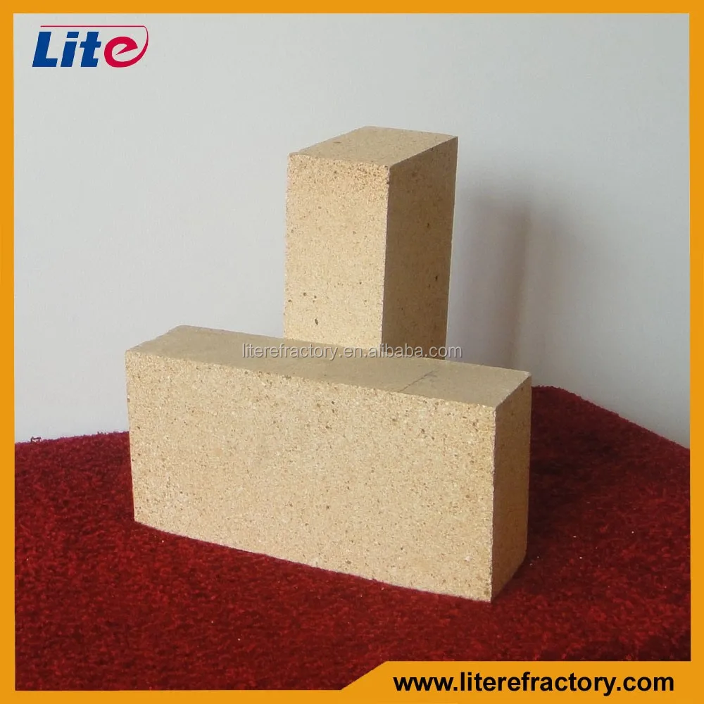Lite Fireclay Refractory Bricks with 33% - 99% Al2O3 Alumina Bauxite Based Brick