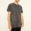 Wholesale acid wash tshirt custom t shirts 100% cotton plain tees short sleeve mens tee novelty t shirts