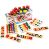 Early Learning Wooden Montessori Materials Geometry Cylinder Ladder Blocks china toddler montessori materials