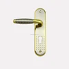 Afghan hot sale golden polished total iron door handle locks
