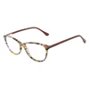 Most Popular Brown Stripes Crystal Fast Supplier Eyeglass Frames