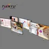Manufacturers in china advertising rectangle quick assembled ip65 slim waterproof advertisement lighting box