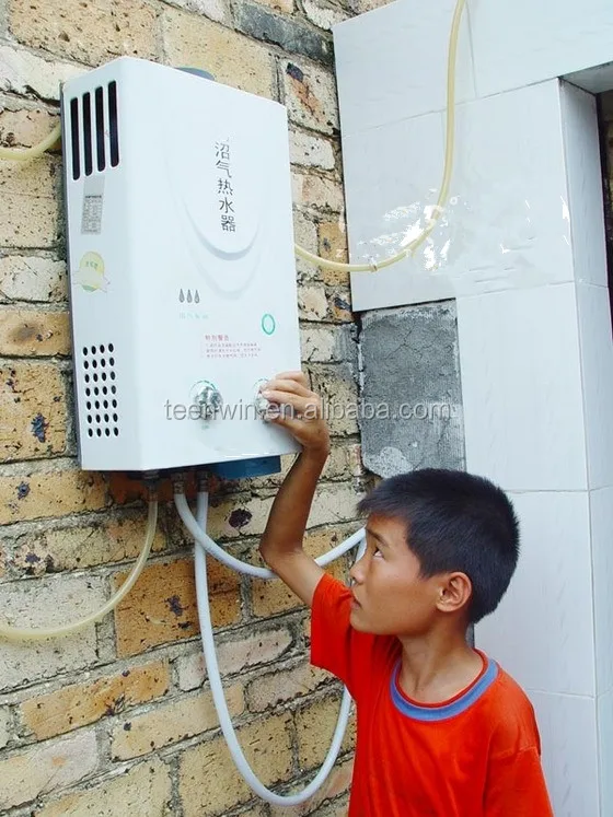 Teenwin Energysaving Biogas Water Heater Buy Family Biogas Water